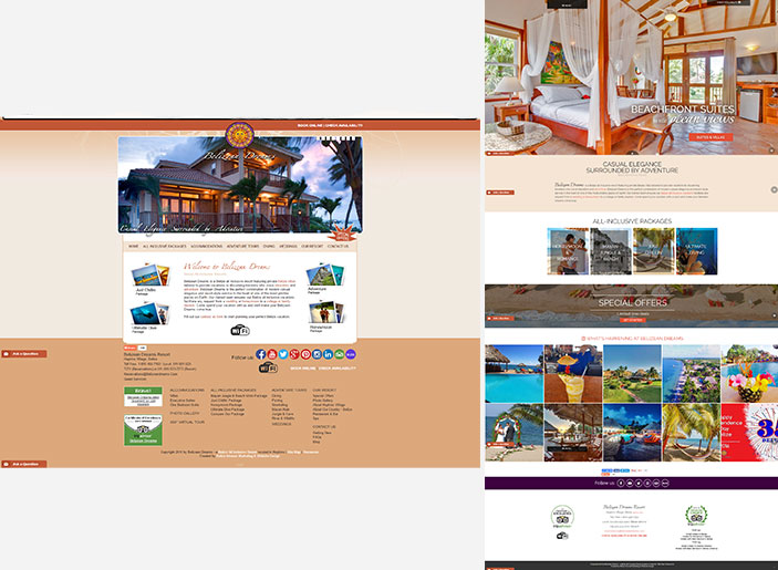 BIM launches new website for Belizean Dreams Resort