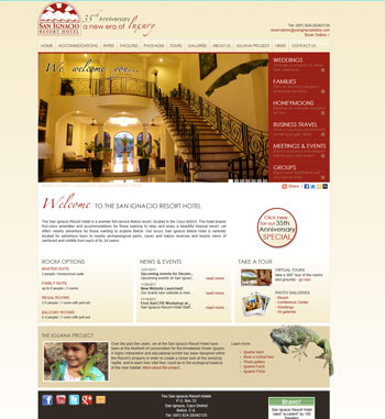 BIM launches new website for San Ignacio Resort Hotel