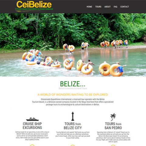 Belize website design - CEI Belize