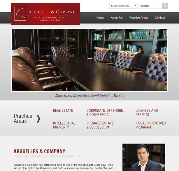 Belize website design - Belize lawyer